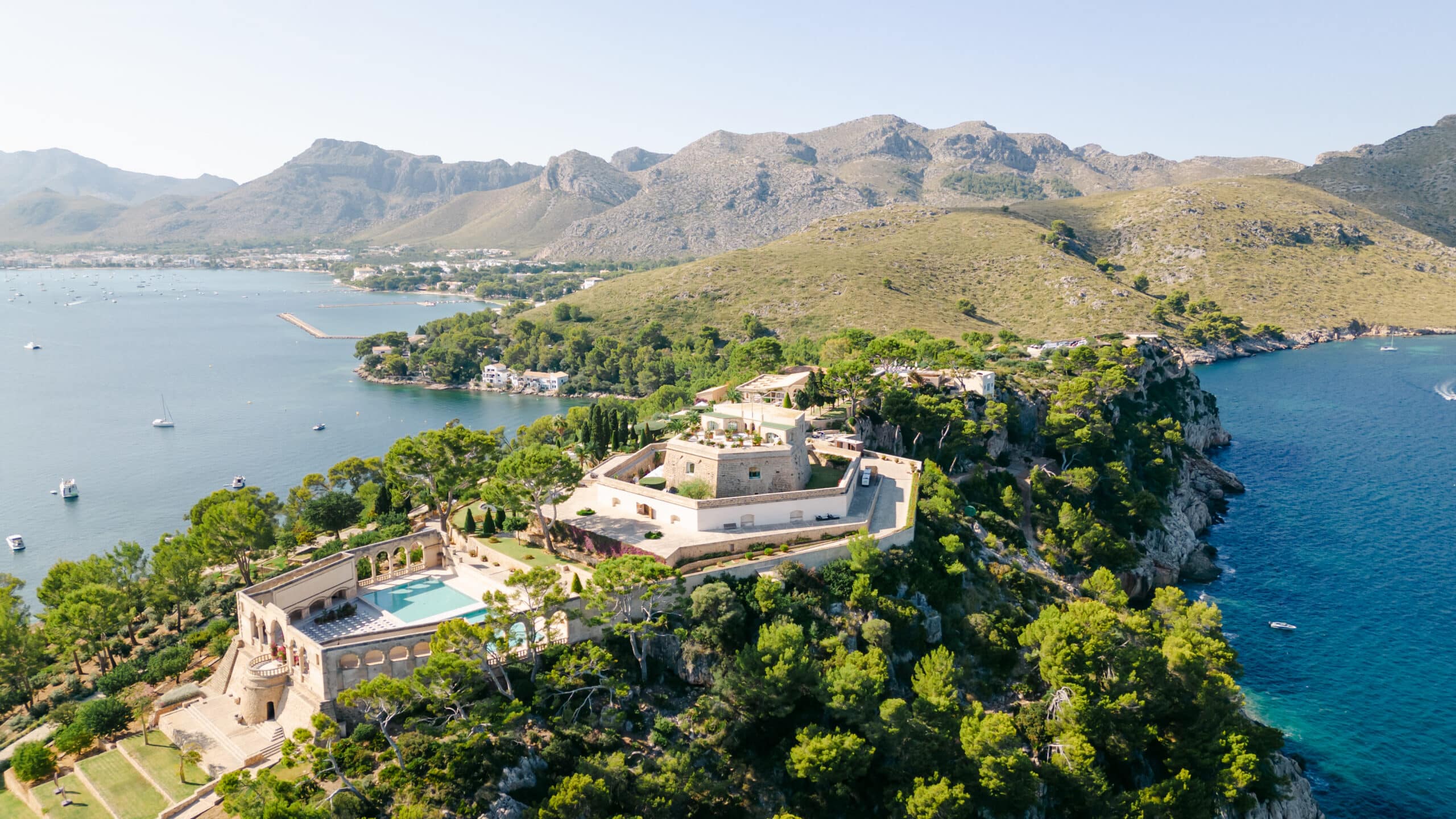 La Fortaleza incredible Mallorca wedding venue | Destination wedding videographer